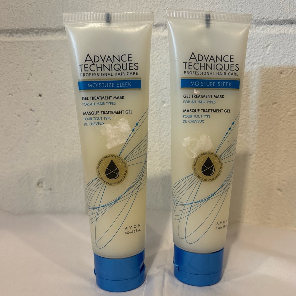 Avon Advance Techniq Moisture Sleek hair gel treatment mask